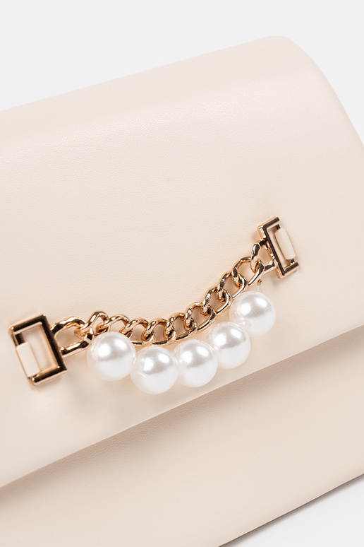 Elegantná jasne piesková kabelka