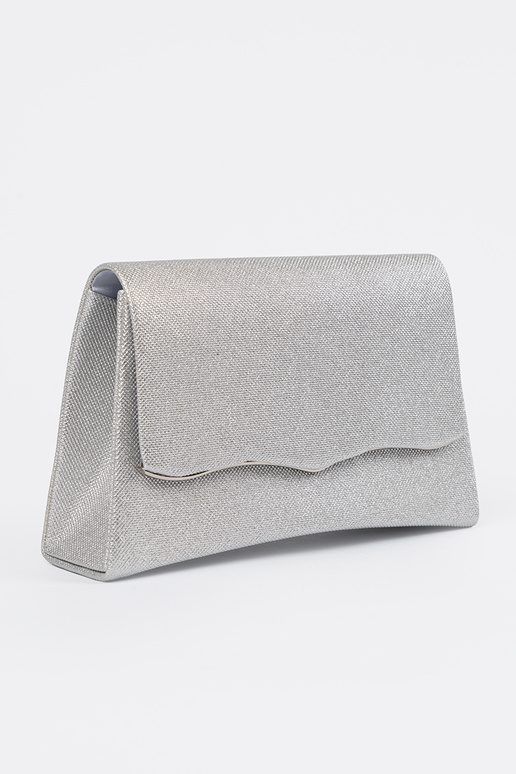 Kabelka v striebornej farbe s retiazkou