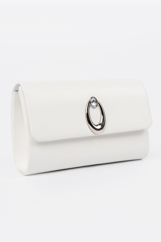 Biela kabelka typu obálka so...