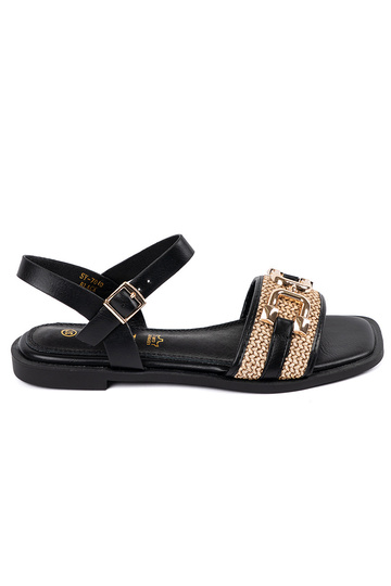 Dámske čierne sandále s...