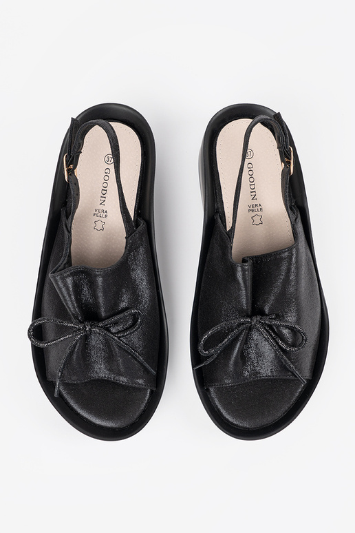 Čierne dámske sandále na platforme s... Čierne dámske sandále na platforme s...