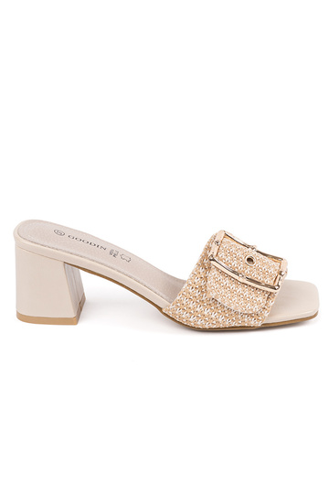 Dámske pieskové šľapky na...