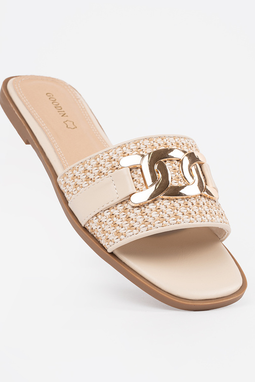 Dámske pieskové šľapky so zlatým... Dámske pieskové šľapky so zlatým...