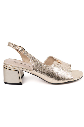 Zlaté semišové dámske...