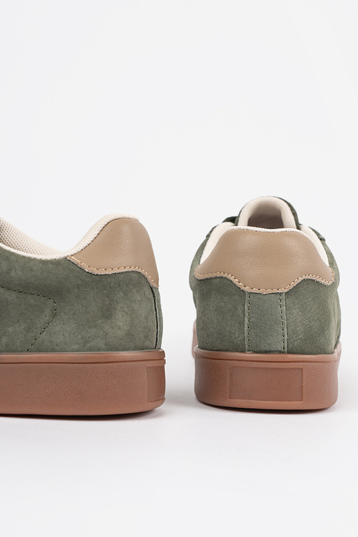 Zelené semišové dámske tenisky Sergio...