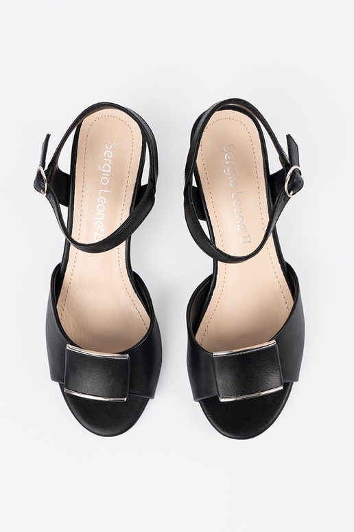 Dámske sandále na podpätku s... Dámske sandále na podpätku s...