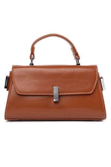 Žiarivo piesková malá kabelka