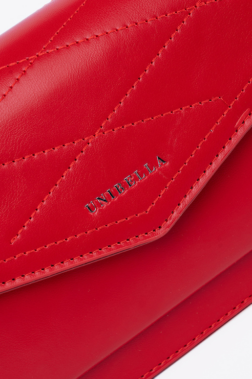 Červená malá elegantná taška s rúčkou...