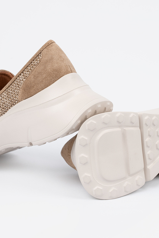 béžová topánky na hrubej podrážke béžová topánky na hrubej podrážke