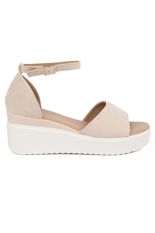 slonovina sandále dámske na biela...