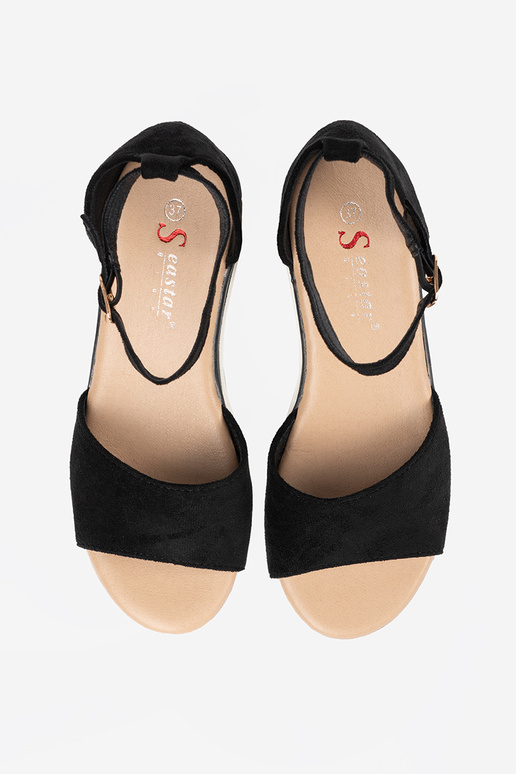 čierna sandále dámske na biela farbaj...