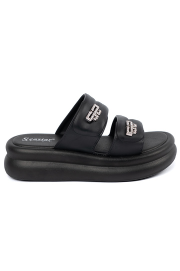 čierna papuče dámske s...