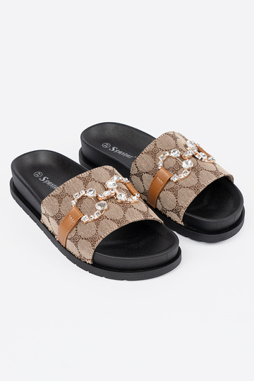 Čierna a-Hnedá farba papuče... 2