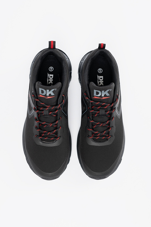 Čierne športové topánky s červenými...