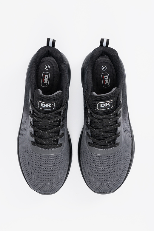 Čierne a šedé topánky DK