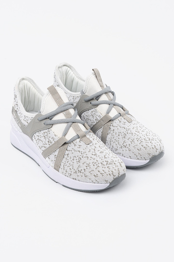Športové biele-šedé topánky 2