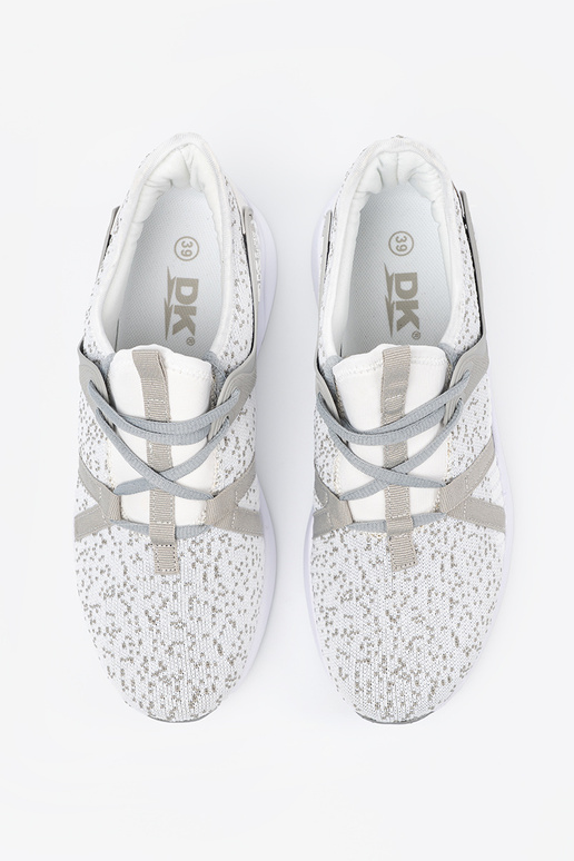 Športové biele-šedé topánky Športové biele-šedé topánky