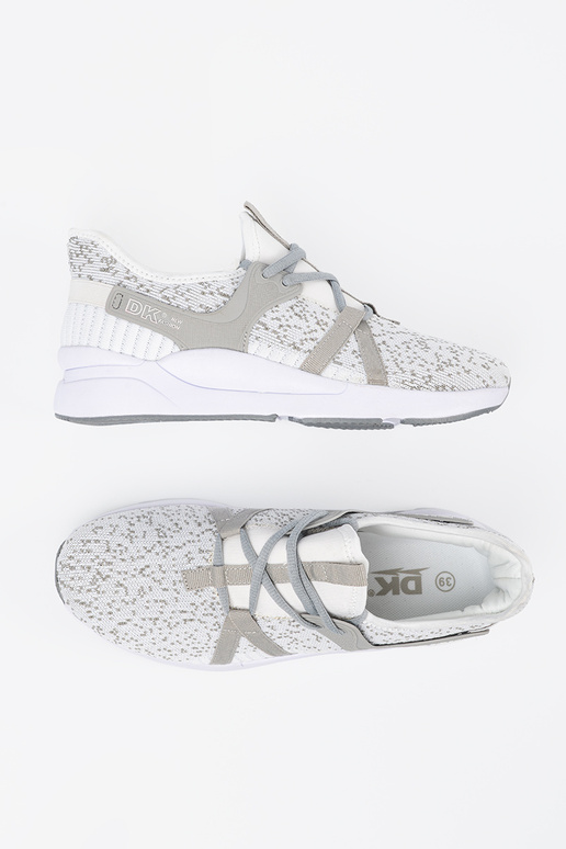 Športové biele-šedé topánky Športové biele-šedé topánky