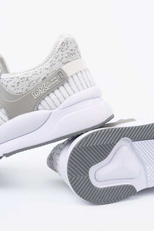 Športové biele-šedé topánky Športové biele-šedé topánky