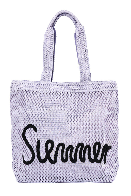 Fialová plážová taška