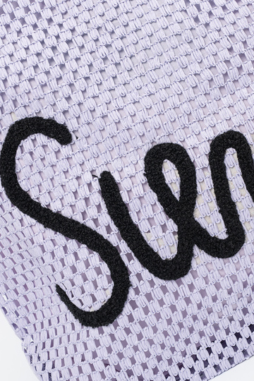 Fialová plážová taška 2