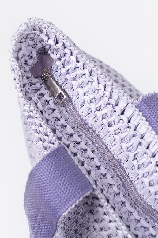 Fialová plážová taška