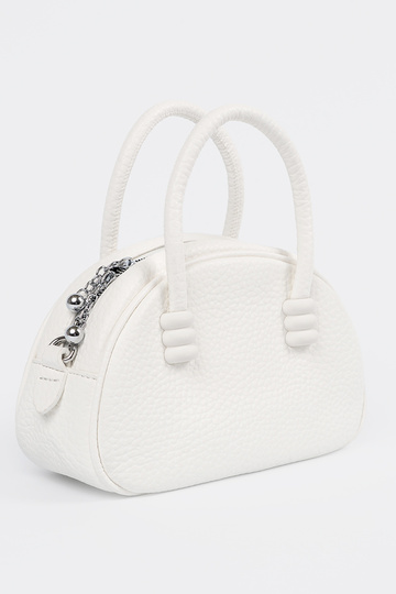 Biela peňaženka s popruhmi 2