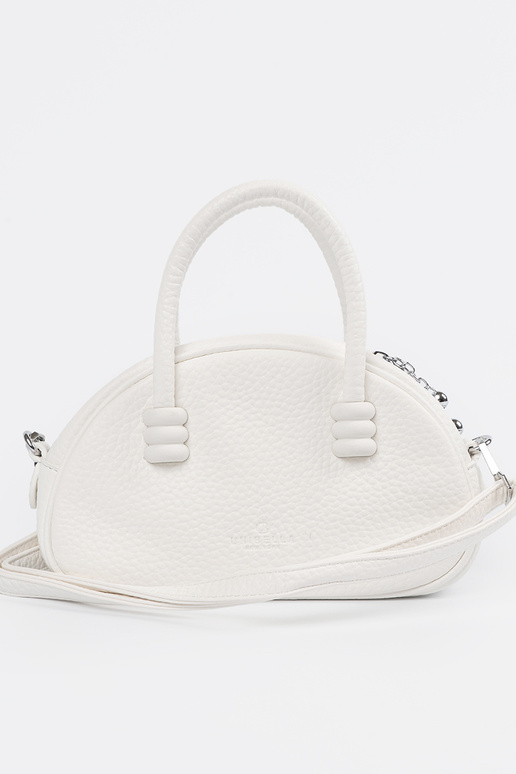 Biela peňaženka s popruhmi