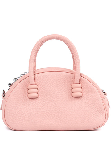 Ružová peňaženka s popruhmi