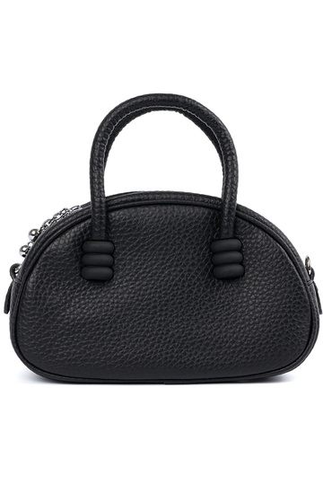 Čierna peňaženka s popruhmi