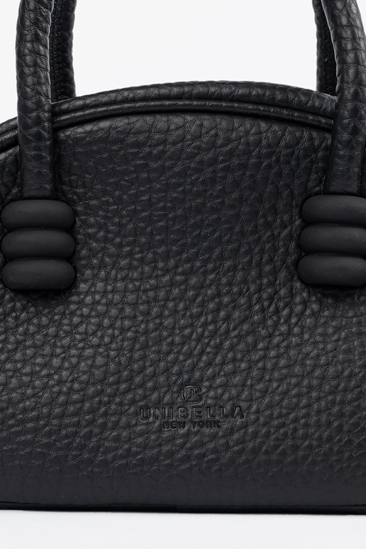 Čierna peňaženka s popruhmi