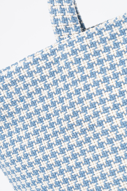 Plážová taška/taška s modro-bielym...