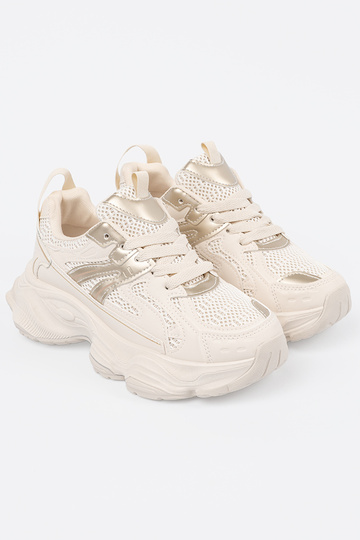 Krémové športové topánky na... 2