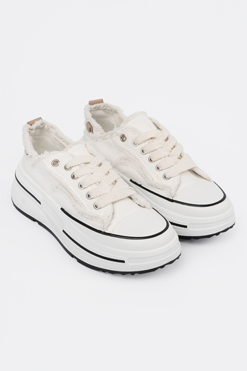 Biele dámske topánky s... 2