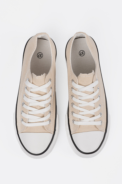 Žiarivo pieskové dámske topánky...