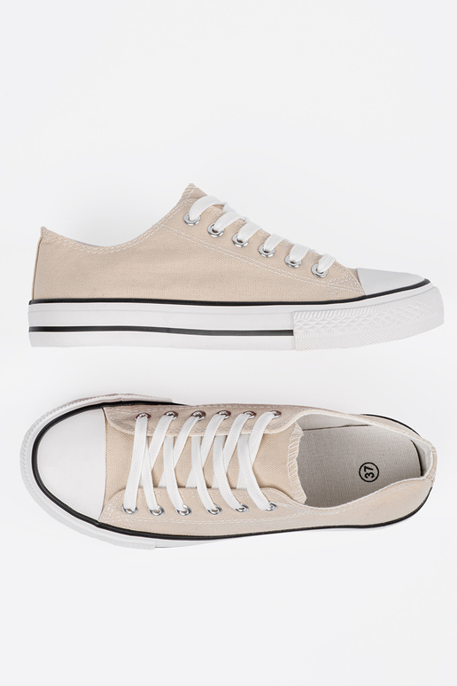 Žiarivo pieskové dámske topánky...