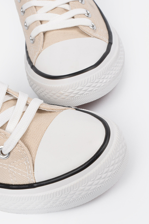 Žiarivo pieskové dámske topánky...