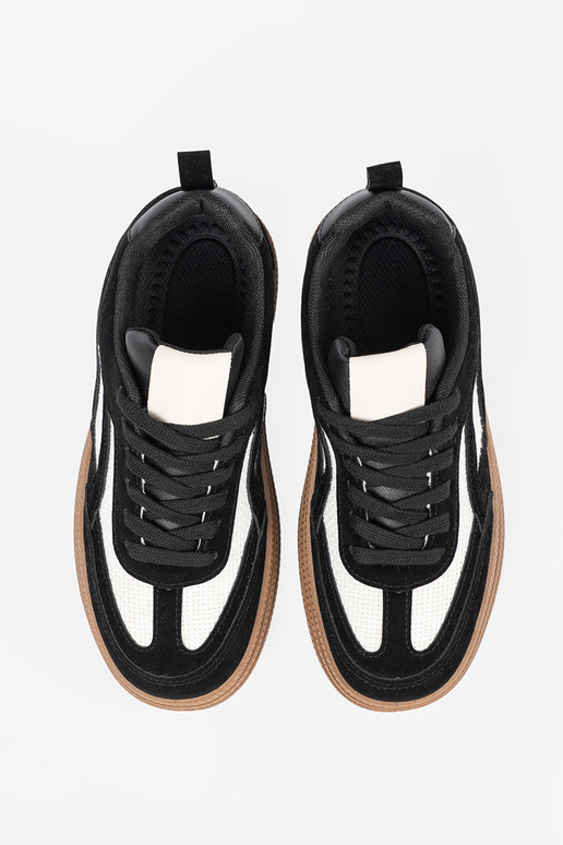 Čierne dámske voľnočasové topánky s...