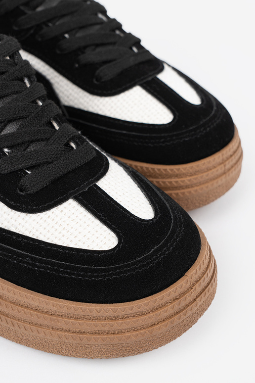 Čierne dámske voľnočasové topánky s...