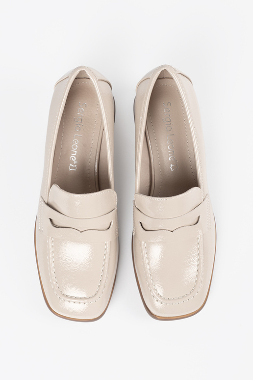 Jasné pieskové dámske topánky v štýle...