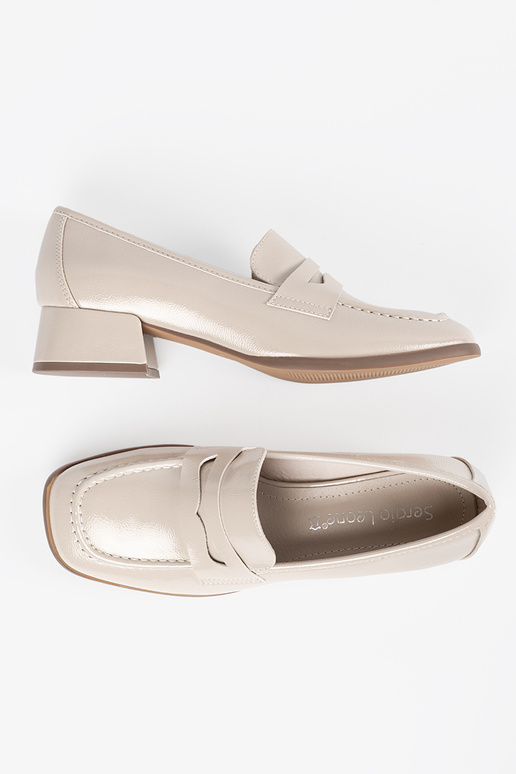 Jasné pieskové dámske topánky v štýle...