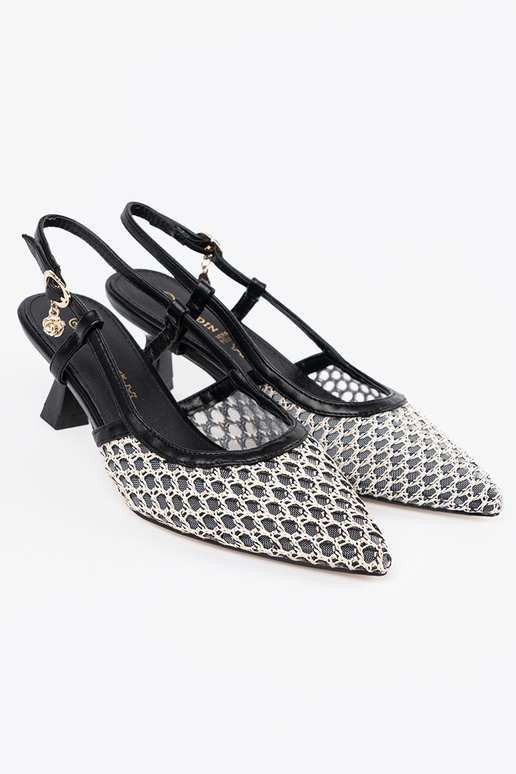 Lodičky s otvorenou špičkou na nízkom... Lodičky s otvorenou špičkou na nízkom...