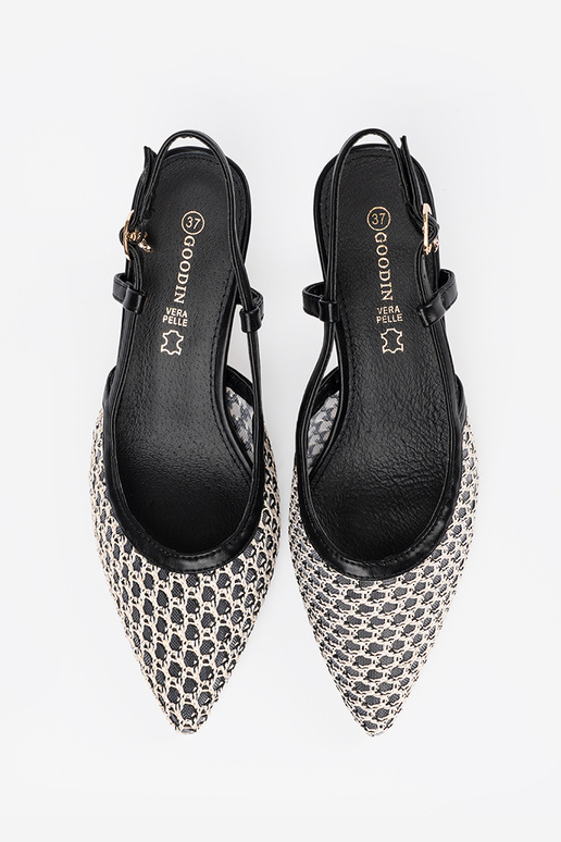 Lodičky s otvorenou špičkou na nízkom... Lodičky s otvorenou špičkou na nízkom...