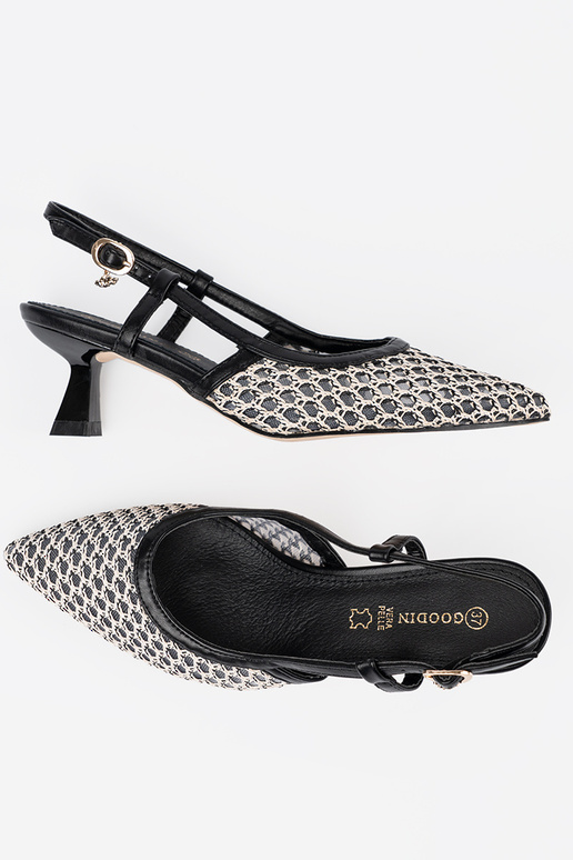 Lodičky s otvorenou špičkou na nízkom... Lodičky s otvorenou špičkou na nízkom...