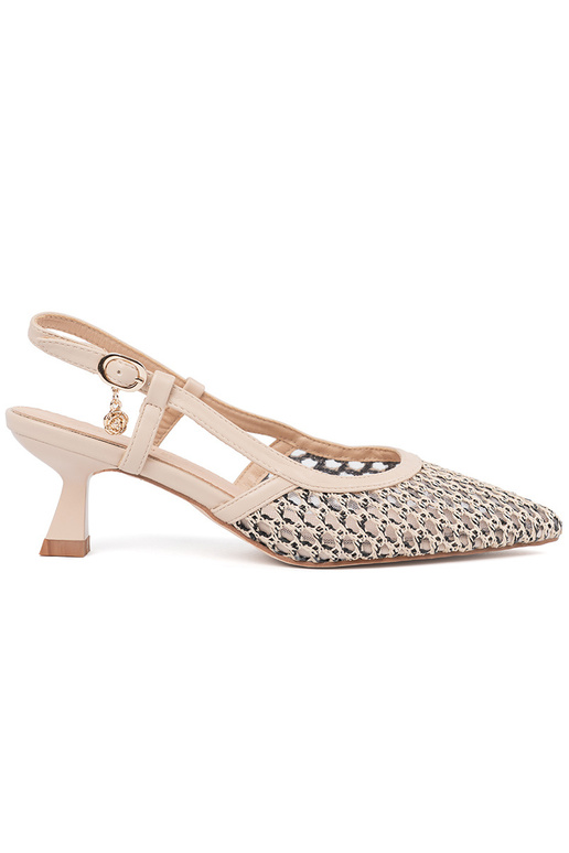 Lodičky s otvorenou špičkou na nízkom... Lodičky s otvorenou špičkou na nízkom...