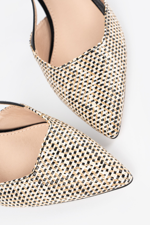 Woven lodičky na nízkom podpätku... Woven lodičky na nízkom podpätku...