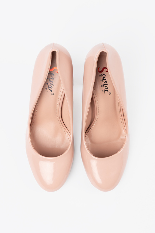 Farba slonoviny lakované lodičky