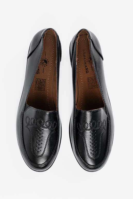 Dámske poltopánky s dekoratívnym...