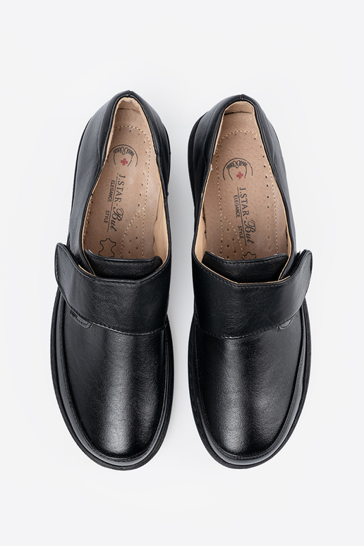 Dámske poltopánky s lepiacimi pásikmi