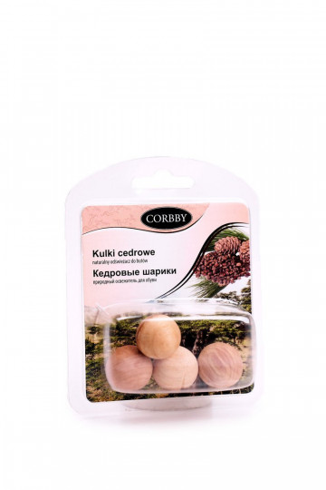 CORBBY Cédrové gule 4 szt.